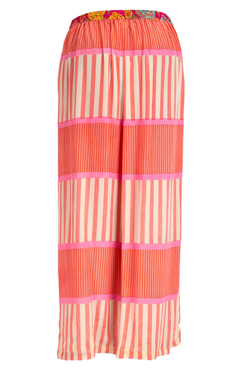 peach palazzo pants with top