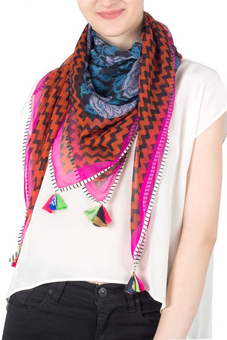 Printed Chiffon Scarf