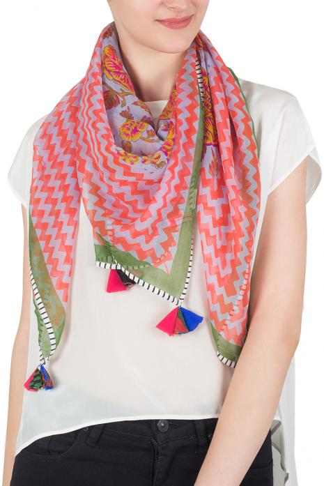 Printed Chiffon Scarf