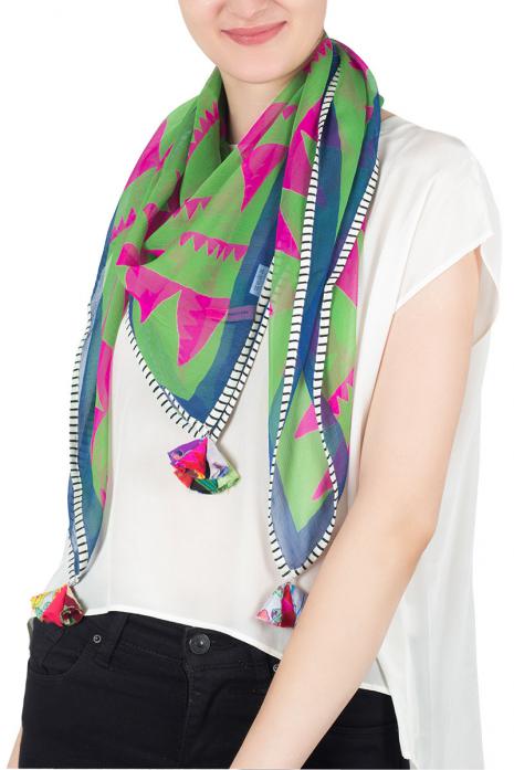 Metro Printed Chiffon Scarf