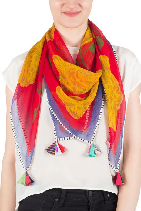 Printed Chiffon Scarf