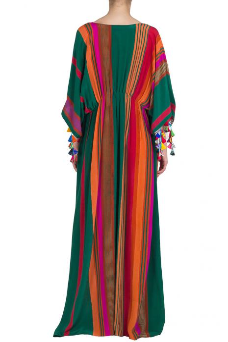 Stripes Printed Sangeet Dress